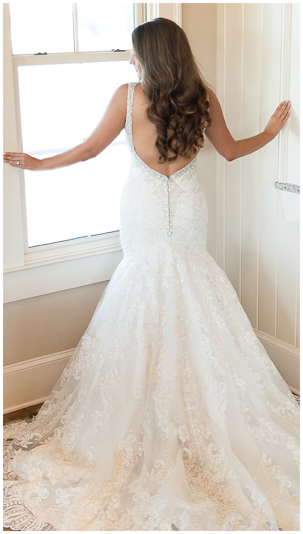 Low Back wedding gown