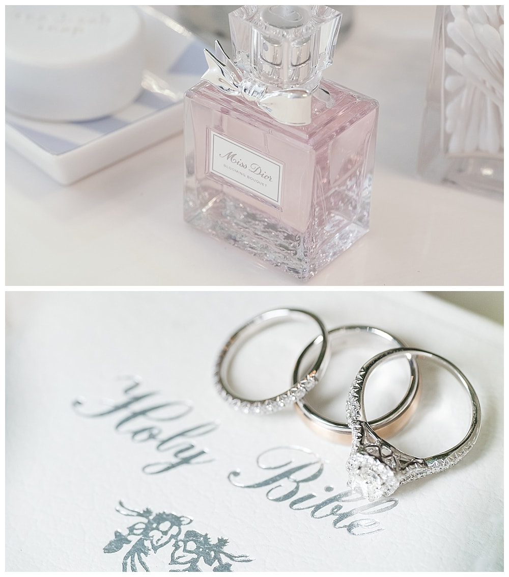 bridal heels, bridal details, bridal bouquet, engagement ring, wedding band, wedding ring, perfume