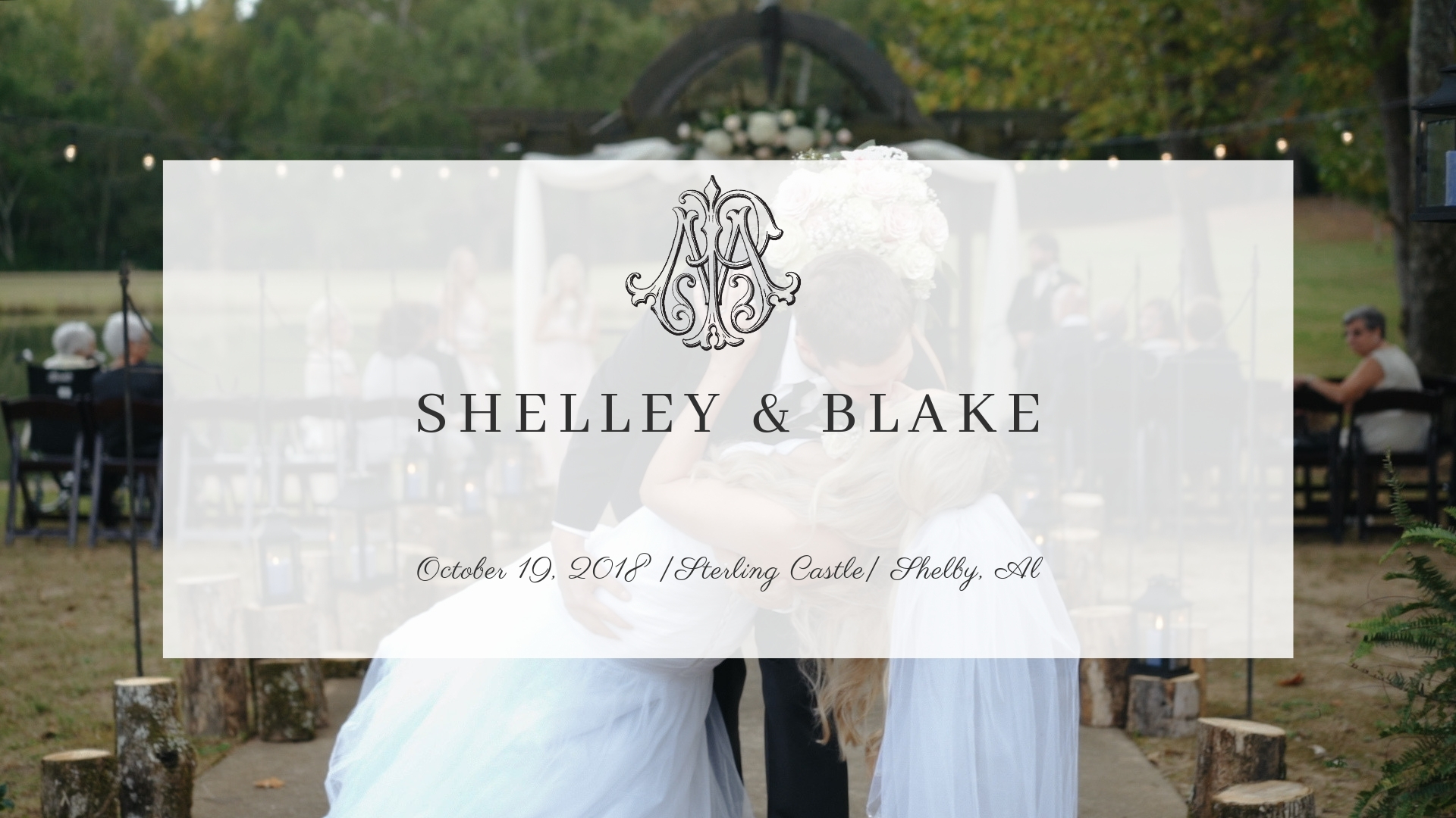 shelby county weding, alabama wedding videographer