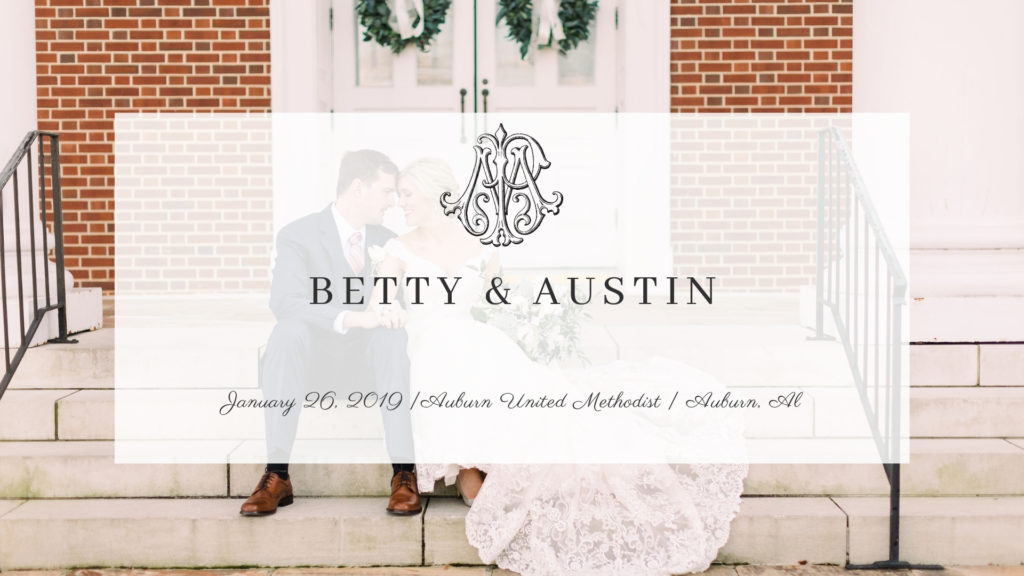 Betty & Austin | Auburn Wedding Videographer | Auburn United Methodist Church & Saugahatchee Country Club