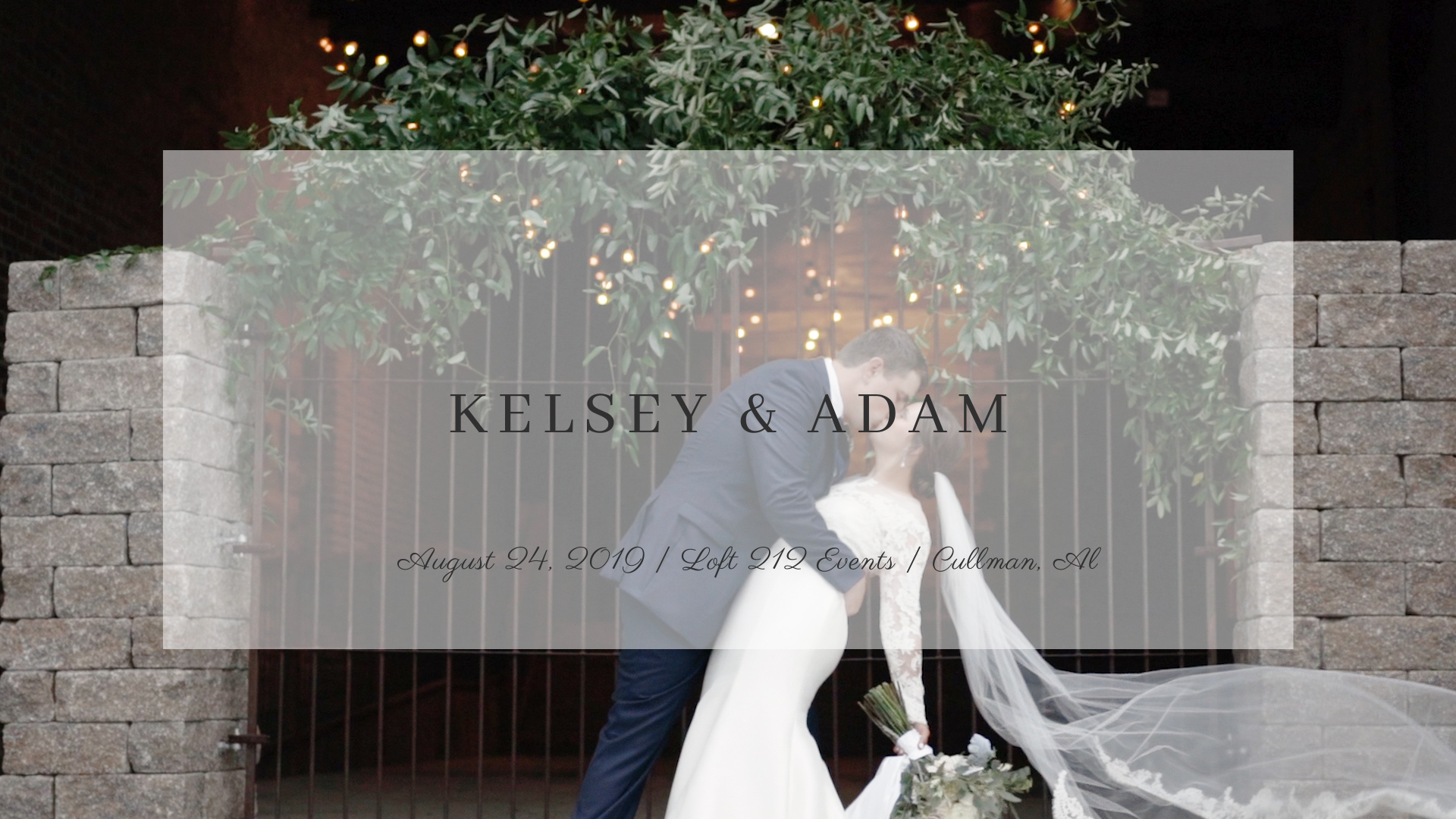 cullman wedding, loft 212 wedding, cullman wedding videographer